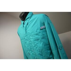 Columbia PFG Omni-Shade Vented Fishing Shirt Long Sleeve Camp Mens 2XL XXL